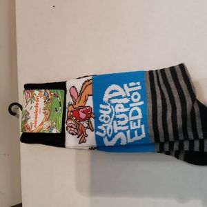 Ren and Stimpy Socks